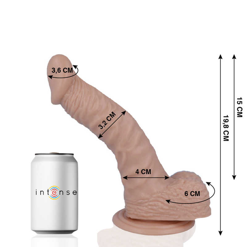 mr intense 18 realistic penis 19.8 cm o 3.2 cm