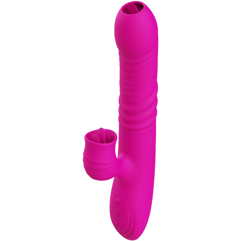 armony fanny multifunktions doppelzungenvibrator fuchsia wÄrmeeffekt