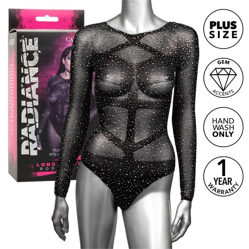 calexotics radiance langarm bodysuit rhine plus grÖsse