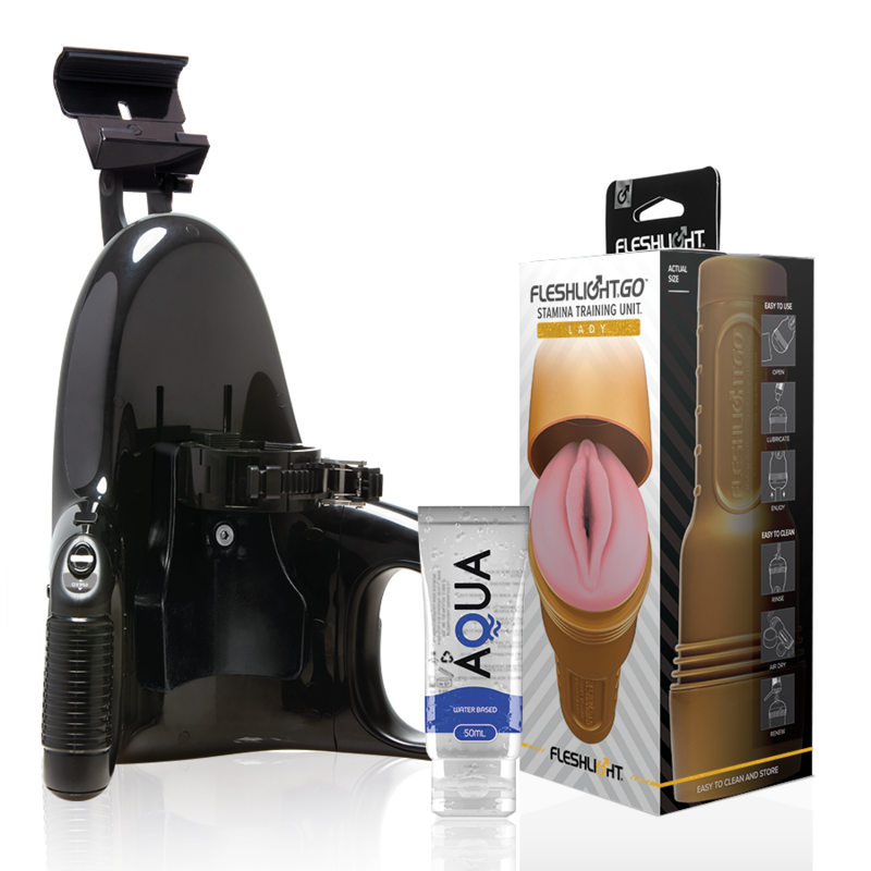 fleshlight stamina go trainingseinheit lady + universal launch + schmiermittel in aqua qualitÄt 50 ml