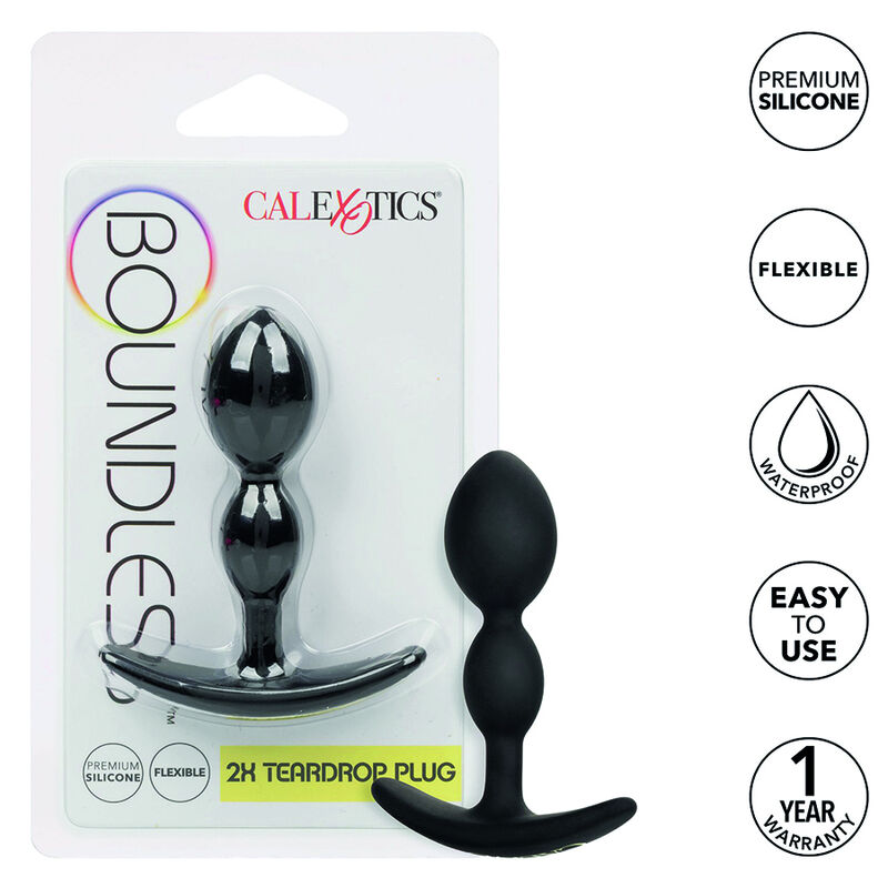 calexotics boundless 2x teardrop plug