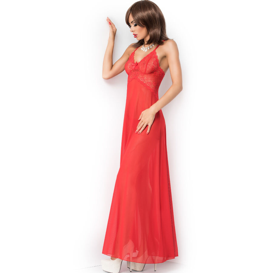 chilirose cr 3883 babydoll lang rot s/m
