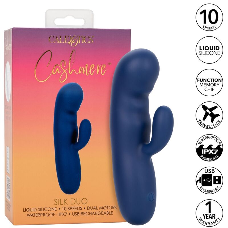 calexotics cashmere seiden duo blau