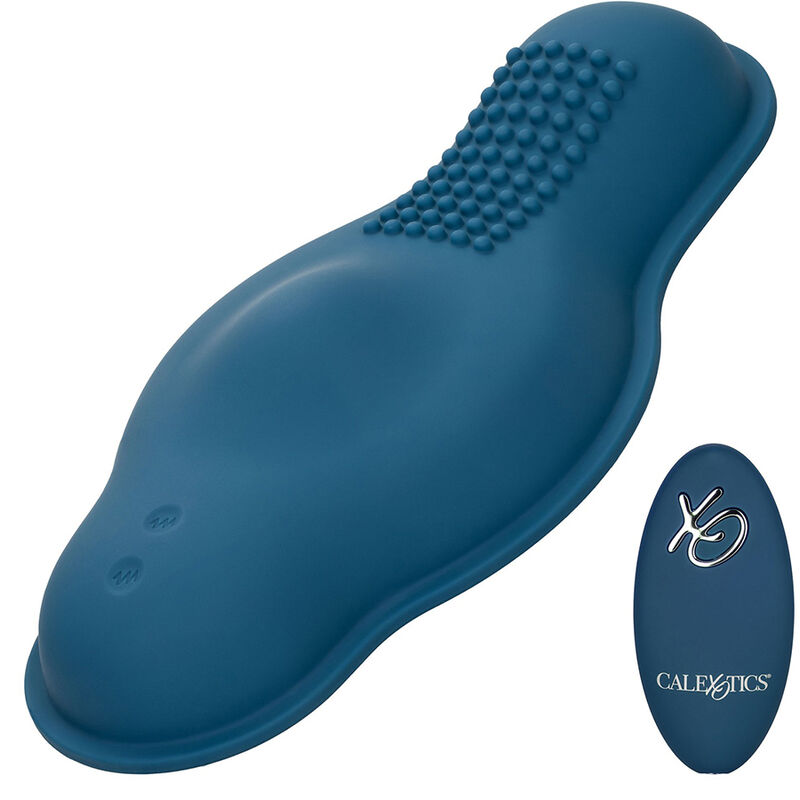 calexotics rider massager doppelmotor fernbedienung blau