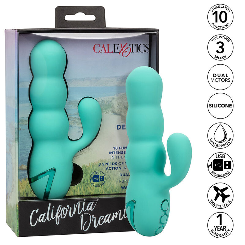 calexotics del mar diva vibrator rabbir aqua grÜn von california dreaming