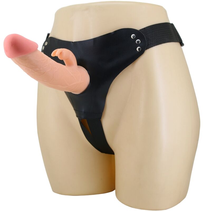 pretty love mavis harness universal slip mit dildo 19 cm natur