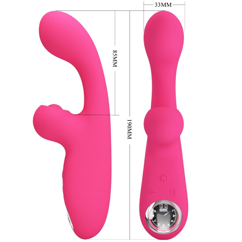 pretty love skylar stimulator vibrator rosa