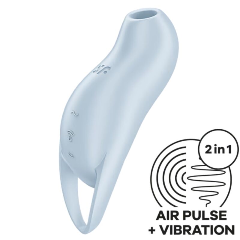 satisfyer pocket pro 1 klitoris stimulator hellblau