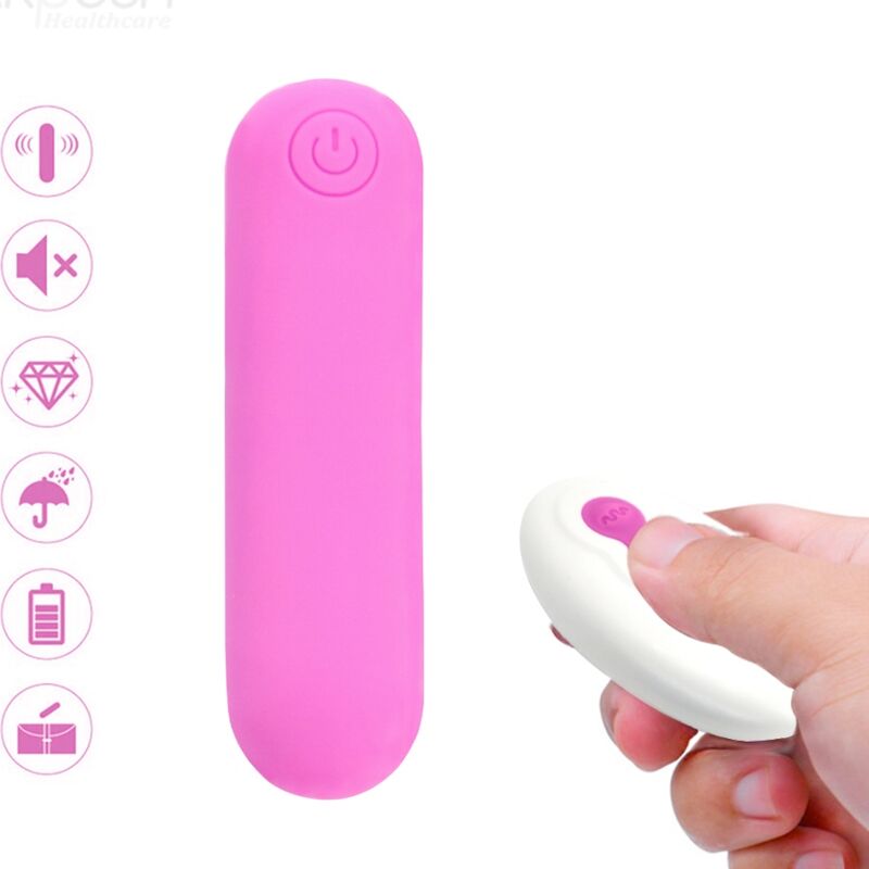 armony splash joline vibrator bullet silikon fernbedienung 10 vibrationen 65 x 15 cm rosa