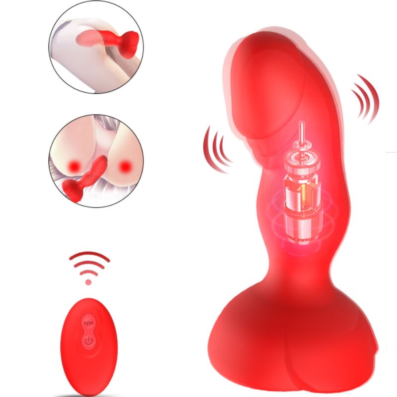 armony extreme a bloom rose vibrator analstecker fernbedienung rot