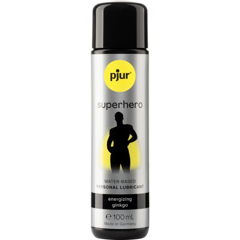 pjur superhero energizing lubricant ginkgo 100 ml