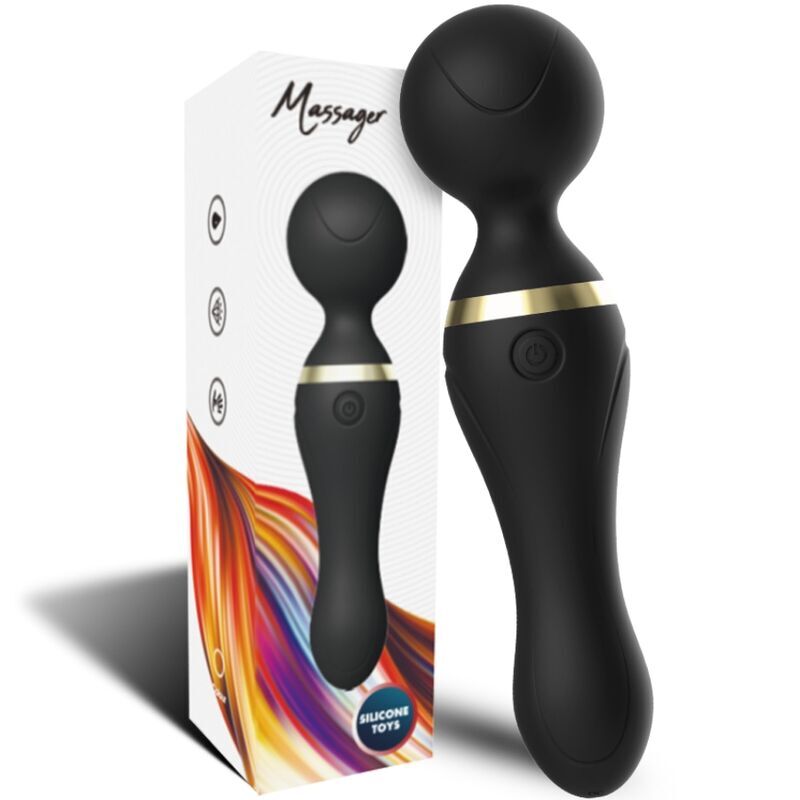 armony freeza massager vibrator super flexibler kopf schwarz