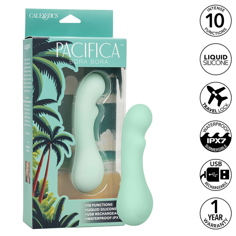 calexotics pacifica bora bora estimulator g spot 10 vibrationen aqua