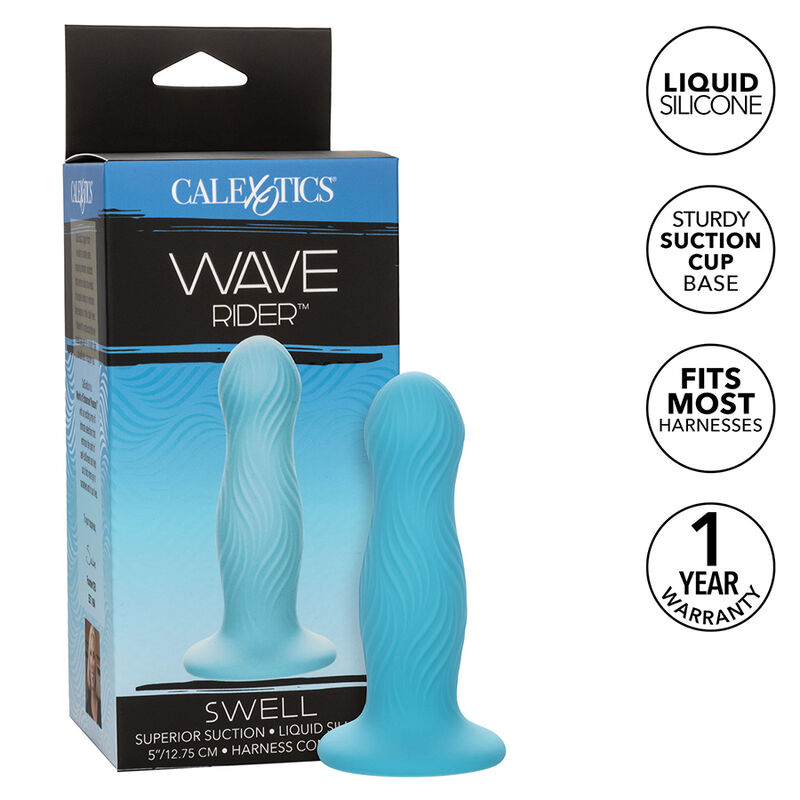 calexotics wave rider swell anal plug blau