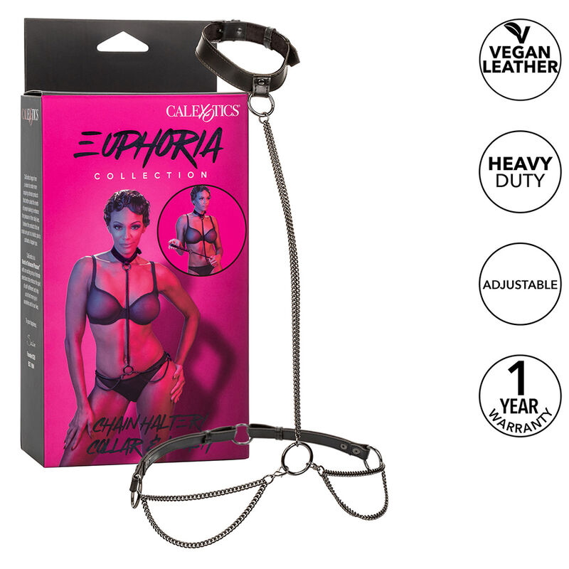 calexotics euphoria kettenhalfterhalsband und leine