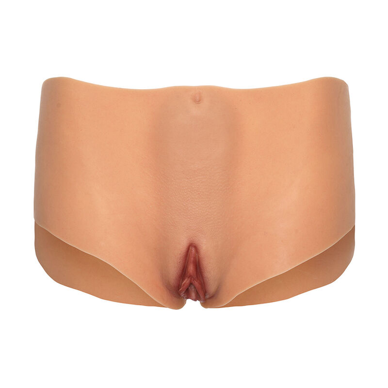hidden desire alter ego offener vagina und arsch slip mit mittlerer taille, hautfarbe