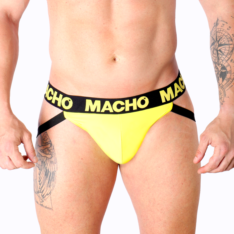 macho mx25a jock lycra gelb m