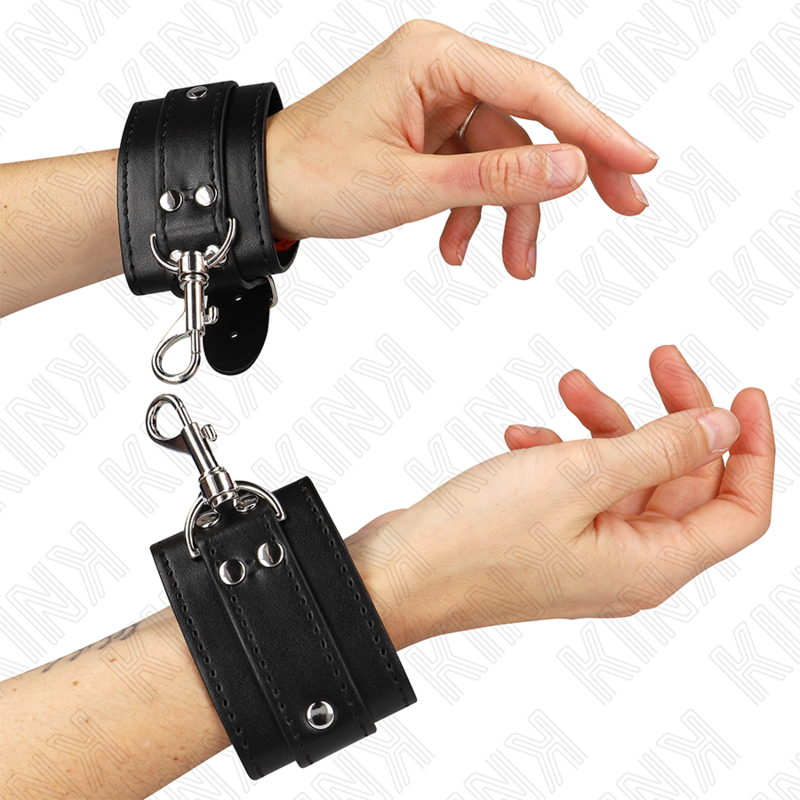 kink abschließbare dungeon handgelenksfesseln schwarz verstellbar 21 28 cm x 5,5 cm