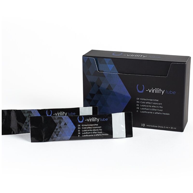 500 cosmetics u virility lube gleitmittel mit kÄlteffekt 10 x 5 ml