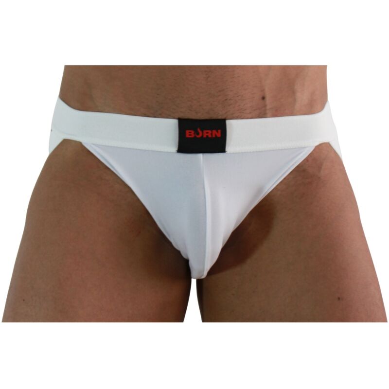burn 007 jock lycra weiss s