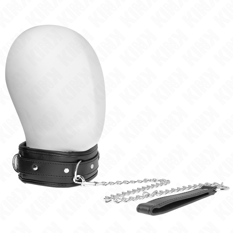 kink halskette mit schwammkunstlederband modell 3 verstellbar 37 54 cm x 3 cm