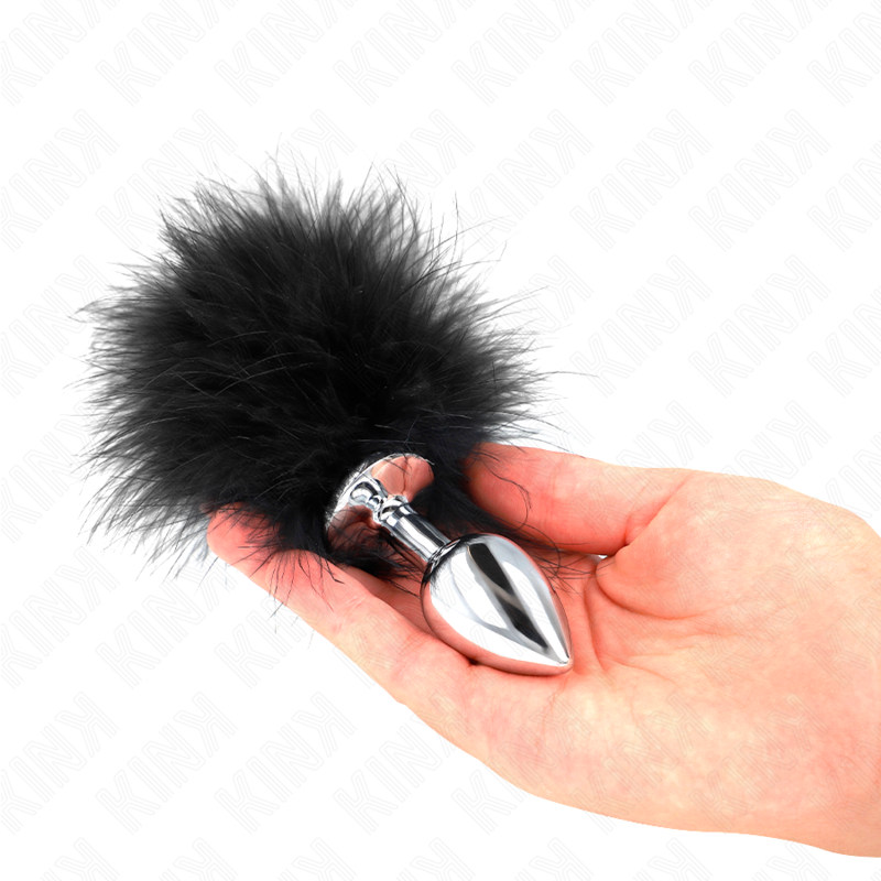 kink edelstahl anal plug 11 x 7 cm mit feder 11 cm