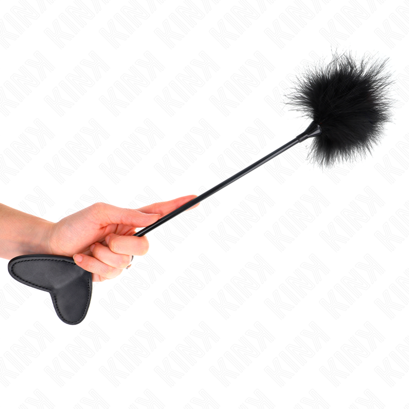 kink tickle feathers mit herzpaddel 31 cm