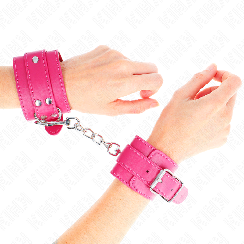 KINK Handfesseln Raspberry Rose, verstellbar
