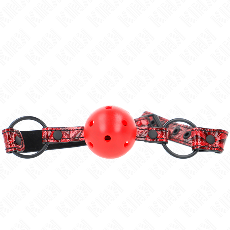 kink rautenmuster ball 4,5 cm gag modell 1 64,5 cm verstellbar 42 60 cm