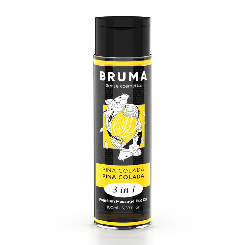 bruma premium massageÖl mit wÄrmeeffekt, pina colada geschmack 3 in 1 100 ml