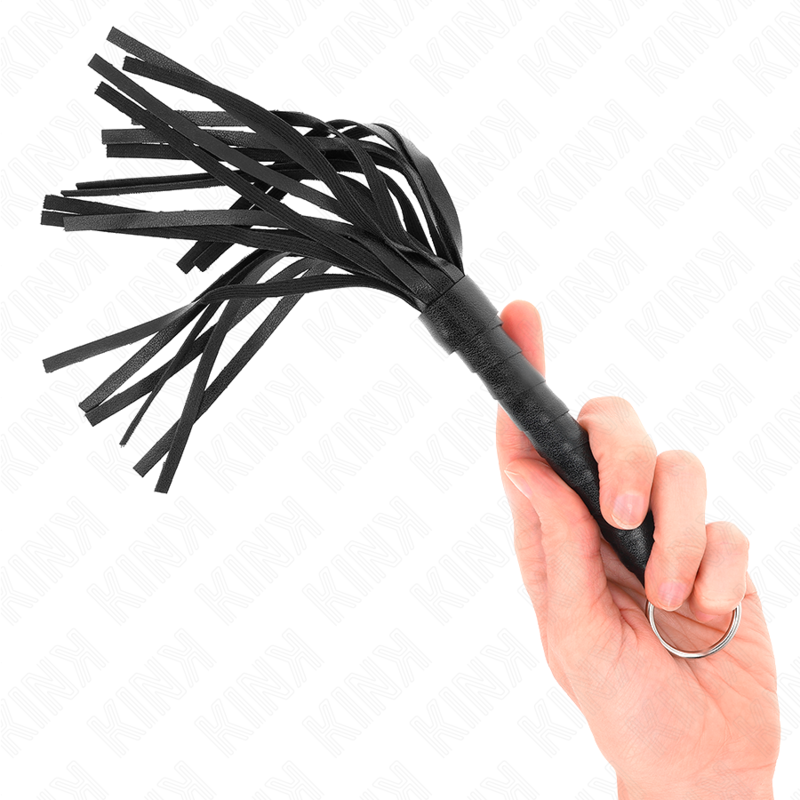 kink einfache mini peitsche schwarz 28 cm