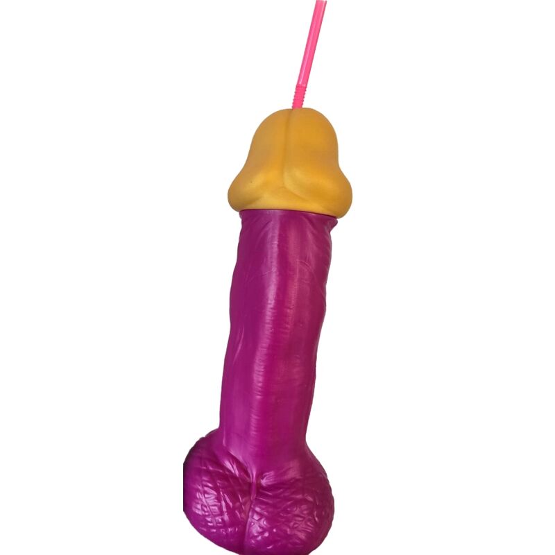 diablo picante pink kunststoff penis aus glas