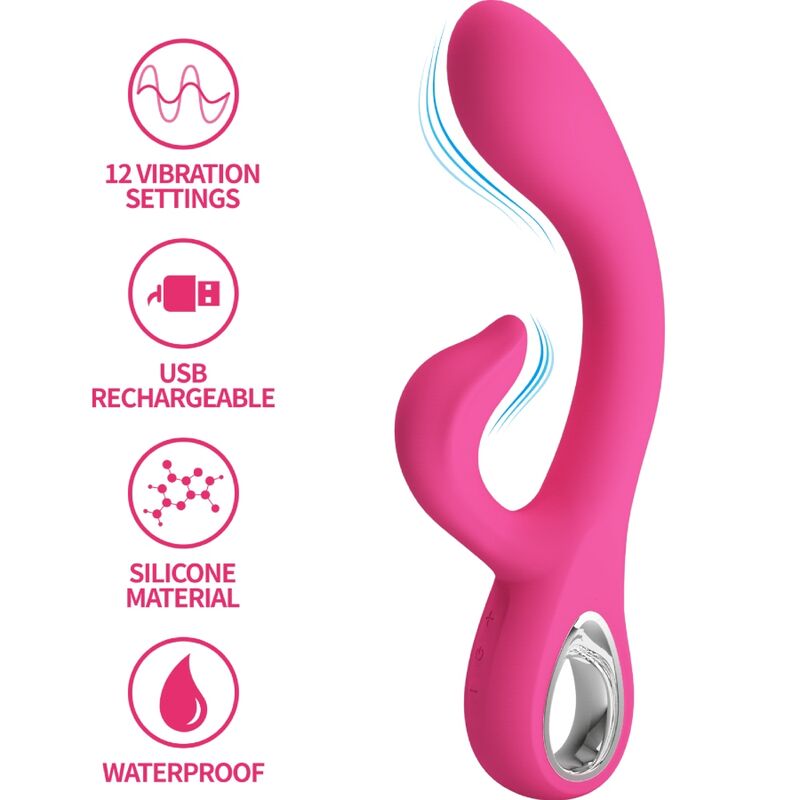 pretty love fritz rabbit vibrator 12 vibrationen rosa