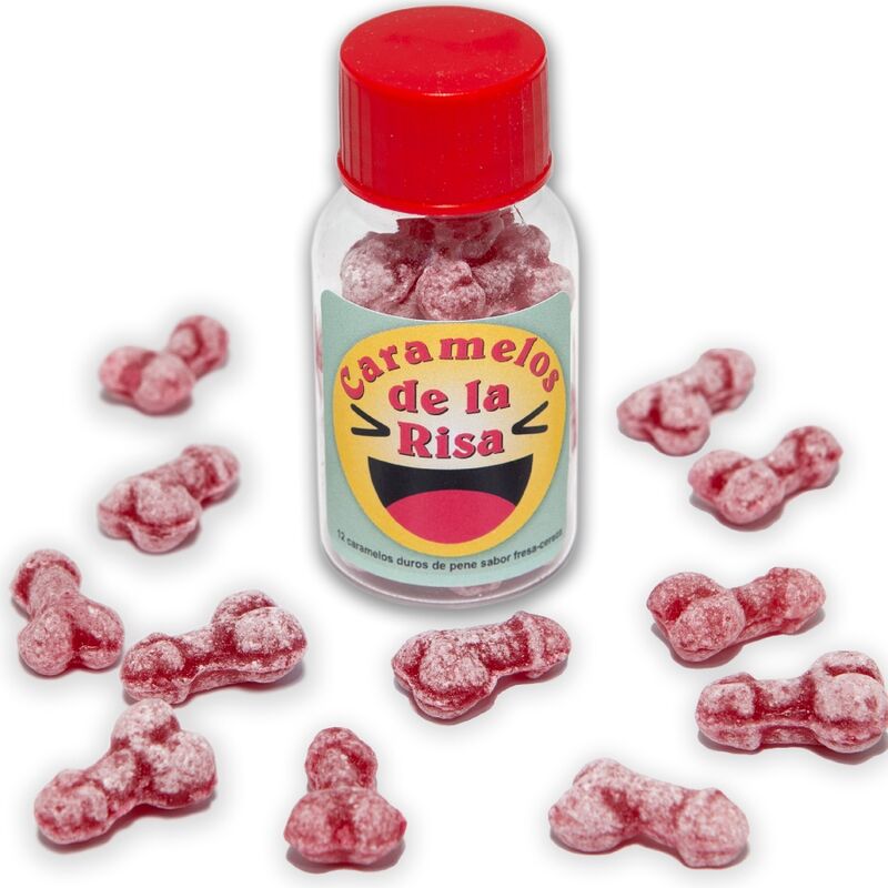 diablo picante 12 penisfÖrmige lachbonbons erdbeere/kirsche