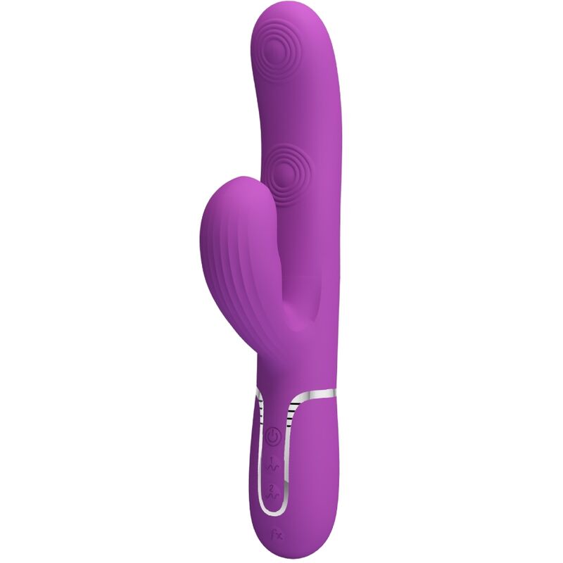 pretty love perlita 3 in 1 multifunktions rabbit vibrator lila