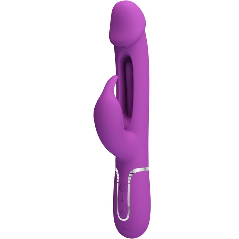 pretty love kampas 3 in 1 multifunktions rabbit vibrator lila
