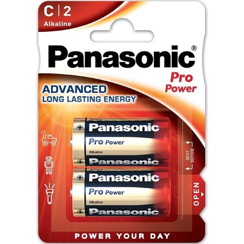 panasonic pro power alkaline c batterie lr14 blister*2