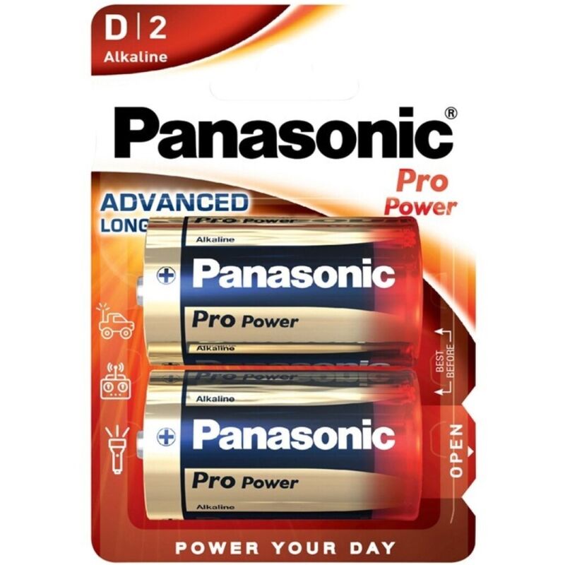 panasonic pro power alkaline d batterie lr20 blister*2