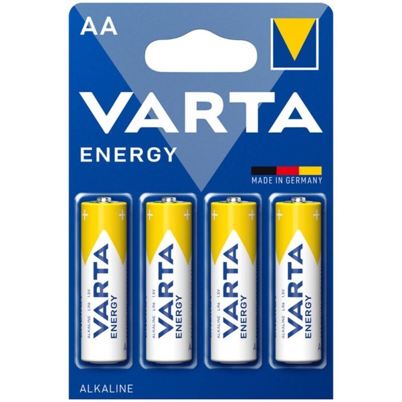 varta energy alkaline batterie aa lr6 blister*4