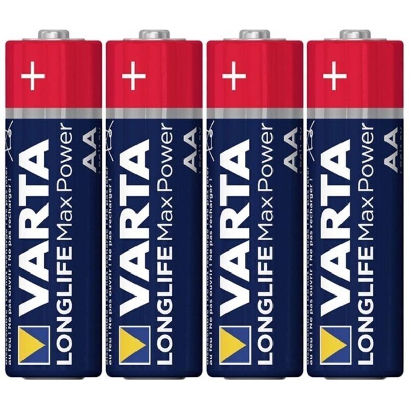varta max power alkaline aa lr6 einziehbare batterie*4