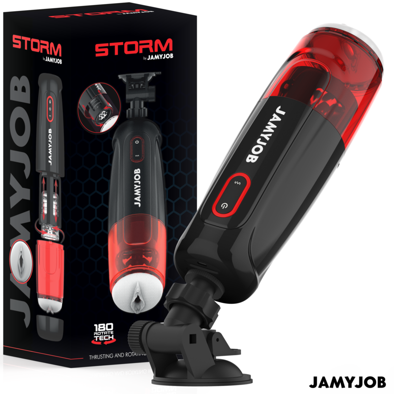 jamyjob storm automatischer vagina masturbator 10 rotations und stossmodi