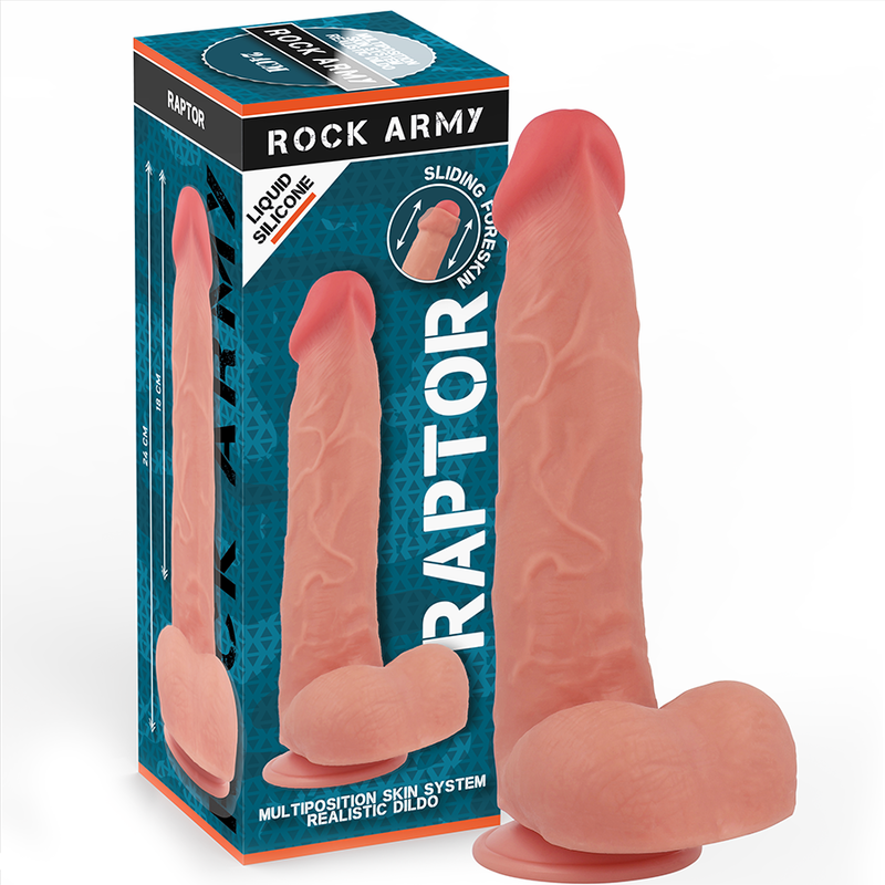 rockarmy flÜssigsilikon raptor 24 cm o 4,4 cm