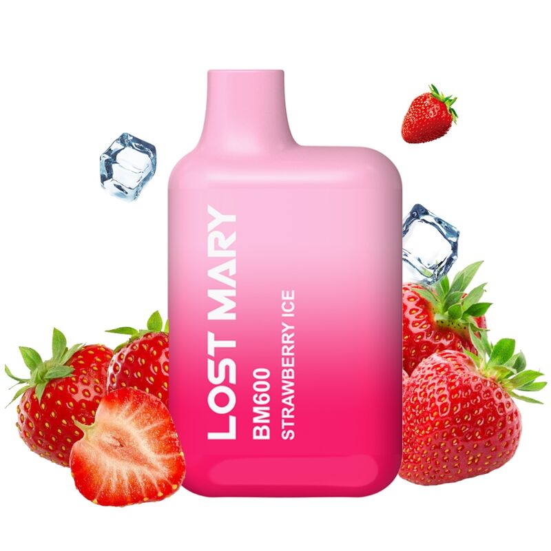 lost mary bm600 nikotin vaper 2% einweg erdbeereis