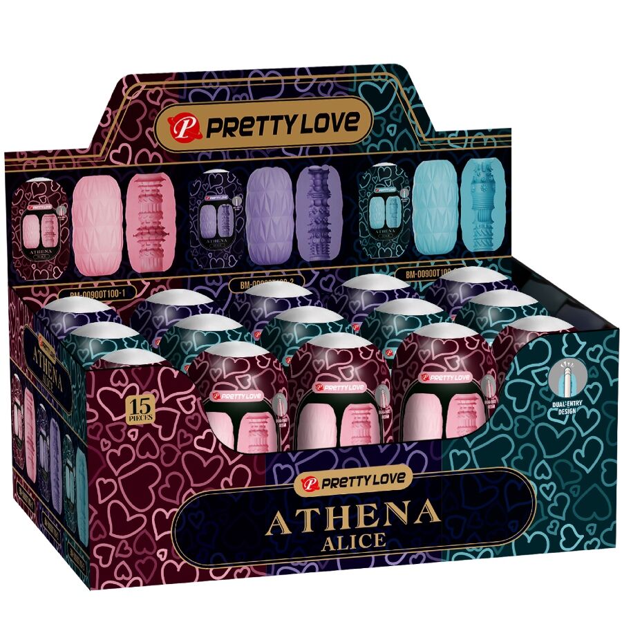 pretty love athena alice pack 15 verschiedene mÄnnliche masturbatoren