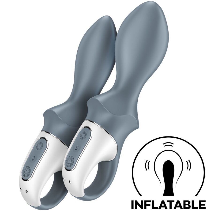 satisfyer air pump booty 1 anal aufblasbarer vibrator grau