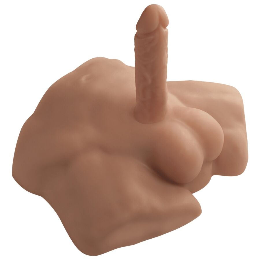 silexd apollo s realistischer mÄnnlicher halbtorso karamell