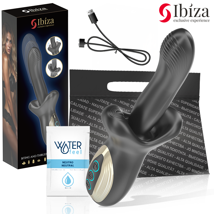ibiza kraftvoll vibrator mit stoss und beisseffekt