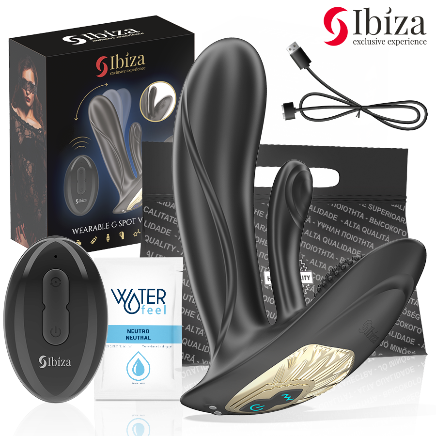 ibiza tragbarer vibrator mit g punkt und klitorisstimulation mit fernbedienung