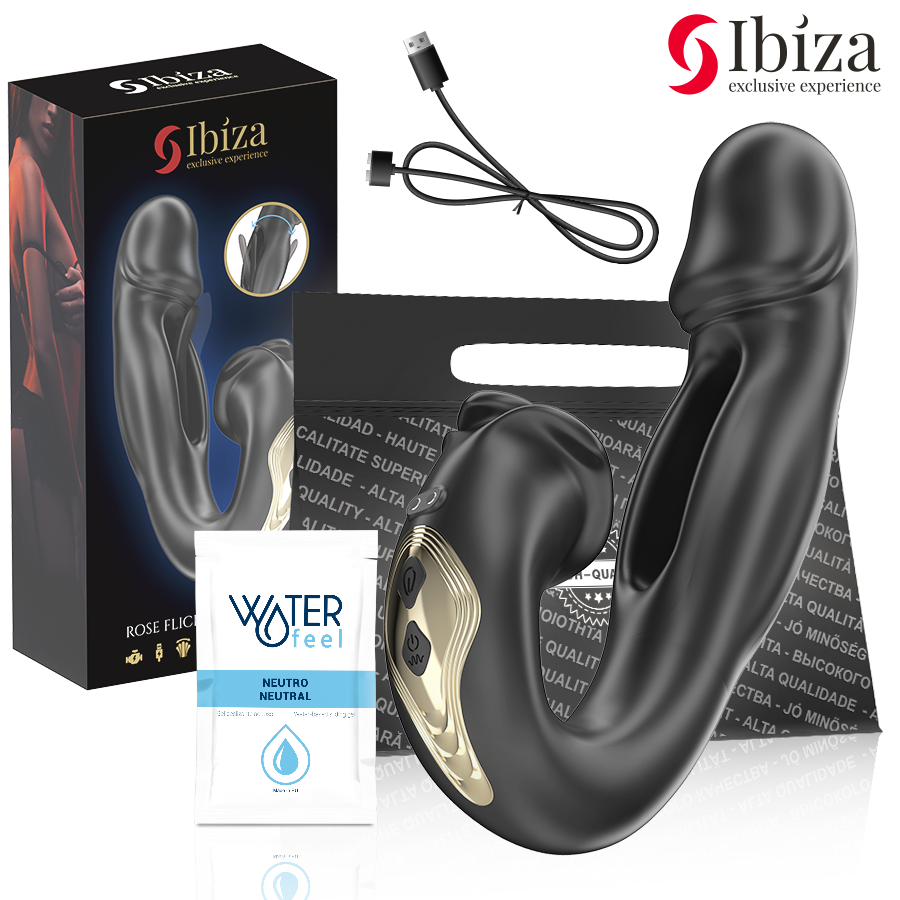 ibiza rose vibrator schnappeffekt und klitoris stimulator