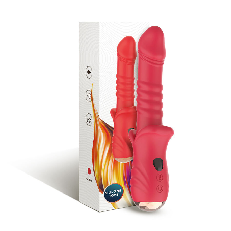 armony point a stimulierender vibratordildo rot